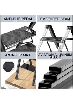 SUNRISE Household 4 Steps Portable Folding Ladder  - Image 3