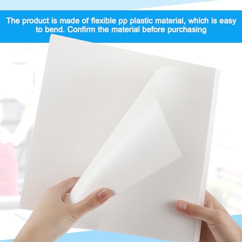 Henoyso 6 Pcs Plastic 15 Inch Mini 3 Ring Binders Fits 55 x 85 Paper HoldsCapacity 280 Sheets Flexible Three Round Rings Small White A5 Binders Bulk for School Office Use Photo Album Pages - Image 3
