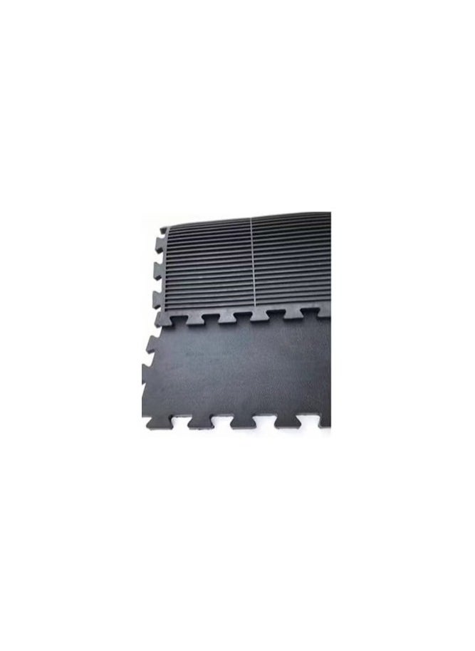 TA SPORT Sport Interlocking Rubber Tile, 100 Cm X 50 Cm X 16 Mm Size, Black  - Image 2