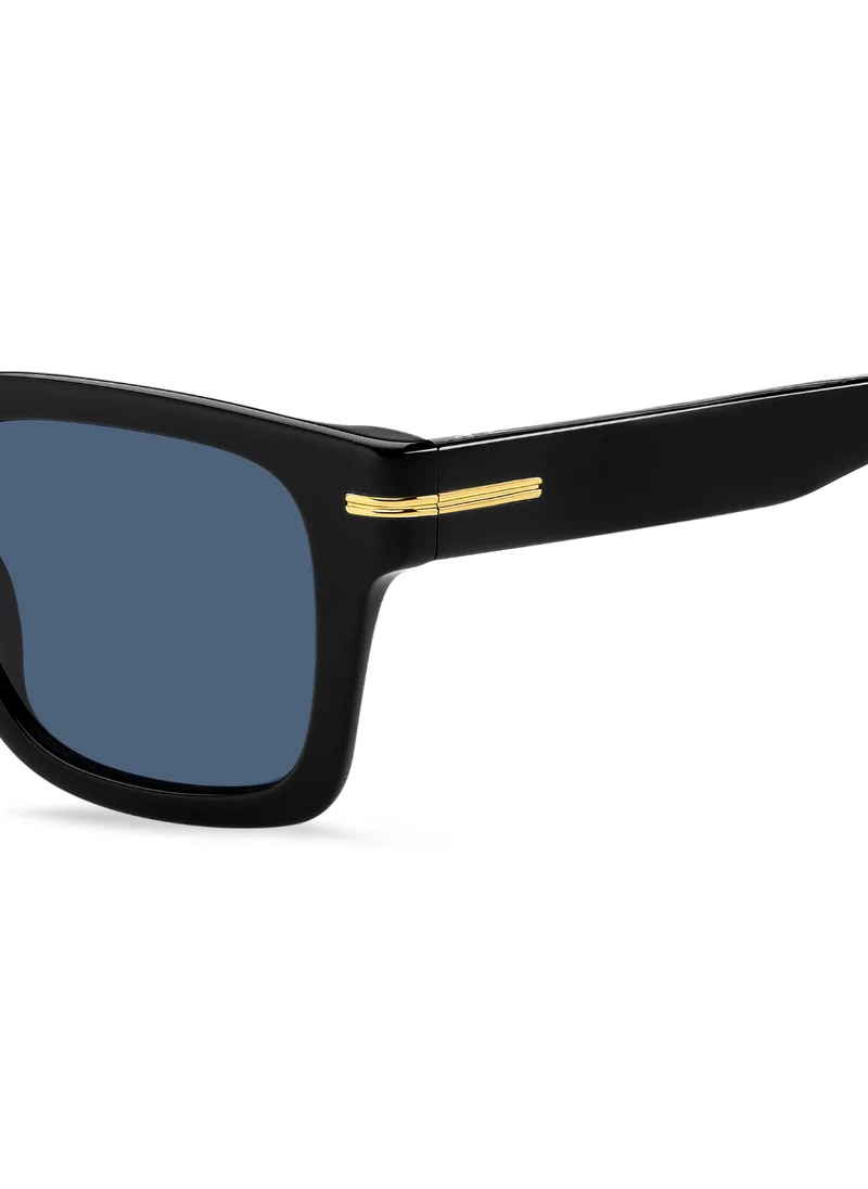 BOSS Men's UV Protection Sunglasses Boss 1625/S Black 41.4 - Lens Size: 50 Mm