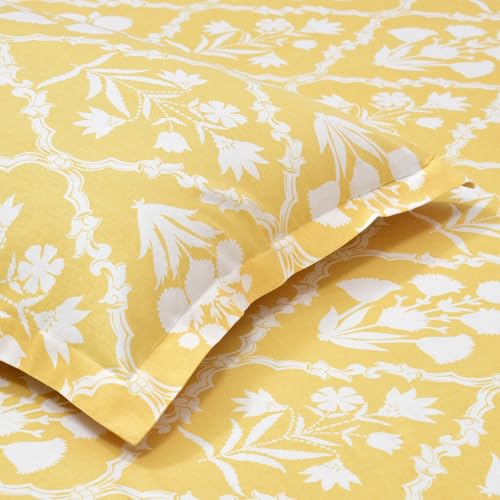 haus & kinder Bedsheet,100% Cotton Double Bed Bed Sheet, 186 TC Pure Cotton Bedsheet for Queen Size Bed, Cotton Double Bedsheets with 2 Pillow Covers, Tree of Life - Image 2
