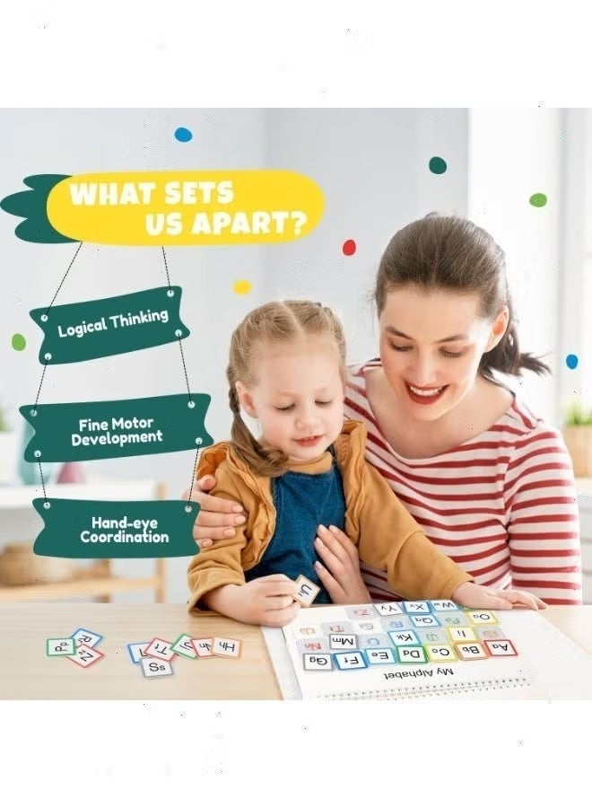 Busy Book for Kids, Sensory Educational Toys, Toddler Preschool Learning Activity Binder, Develops Fine Motor Skills for Boys & Girls - Image 2