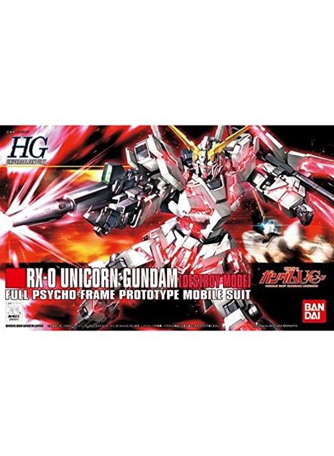 BANDAI SPIRITS Hobby - Gundam UC - #100 Unicorn Gundam (Destroy Mode), HGUC 1/144 Model Kit - Image 3