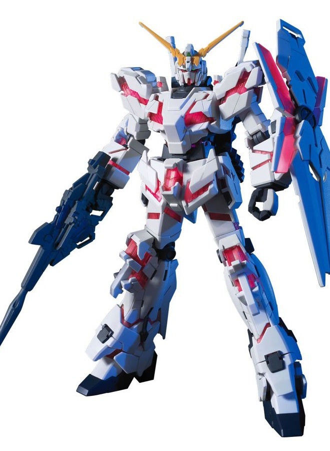 BANDAI SPIRITS Hobby - Gundam UC - #100 Unicorn Gundam (Destroy Mode), HGUC 1/144 Model Kit - Image 1