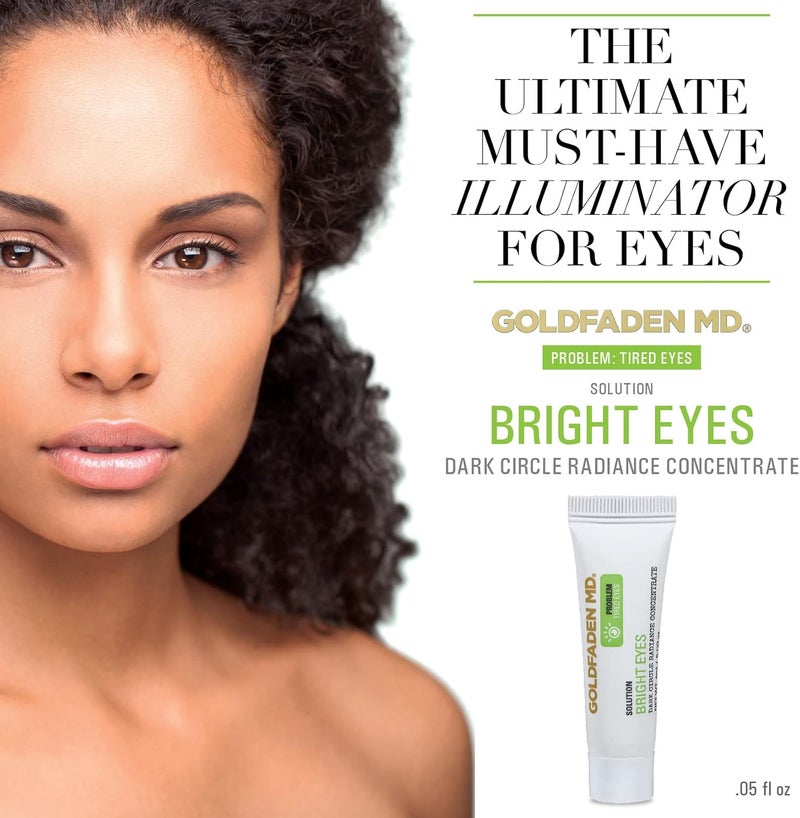 GOLDFADEN MD Bright Eyes Dark Circle Concentrate - Brightening Eye Cream with Soy Peptide, Rice Bran Extract & Arnica, 0.14 Fl Oz - Image 2