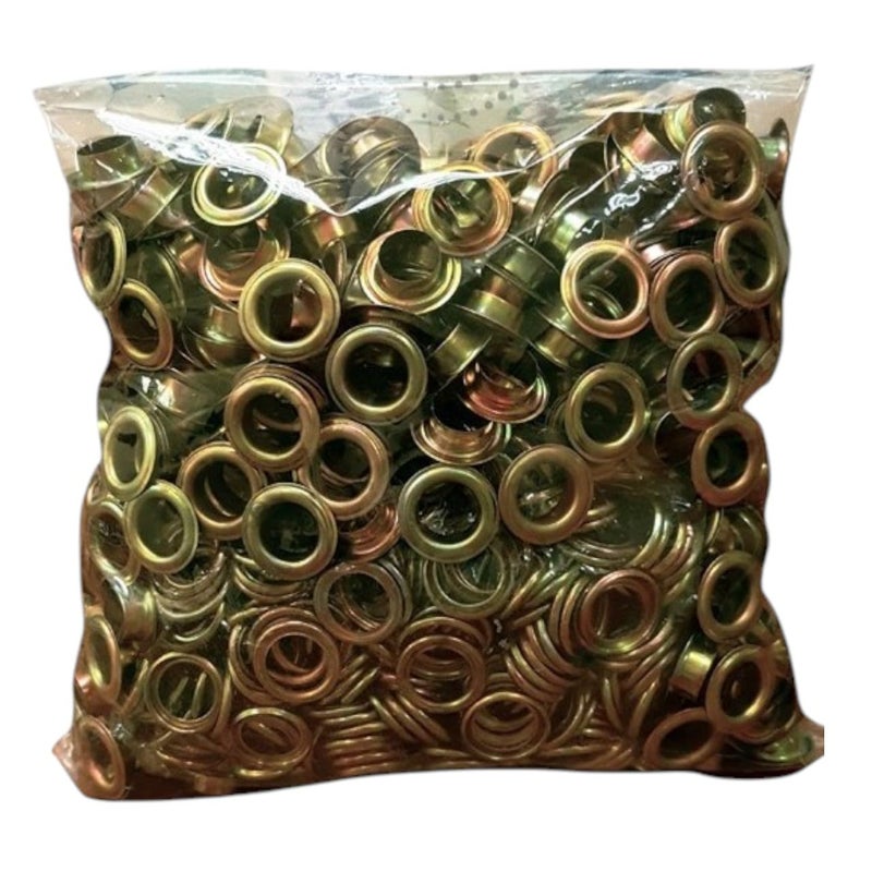 100 Pcs Metal Grommets 19mm Outer Diameter 12mm Inner Diameter Metal Ring for Leather Goods Shoes Grommet Eyelets for Shoes Clothes Handbag Fabric Curtains - Image 5