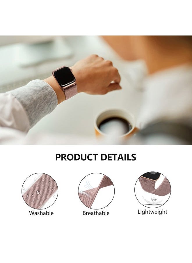 CCnutri - Stretchy Nylon Solo Loop Bands Compatible with Apple Watch 38mm 40mm 41mm 42mm 44mm 45mm 46mm 49mm, Sport Elastic Wristbands Women Men Straps for iWatch Series 10/9/8/7/6/5/4/3/2/1/SE 2/Ultra/Ultra 2 - Image 1