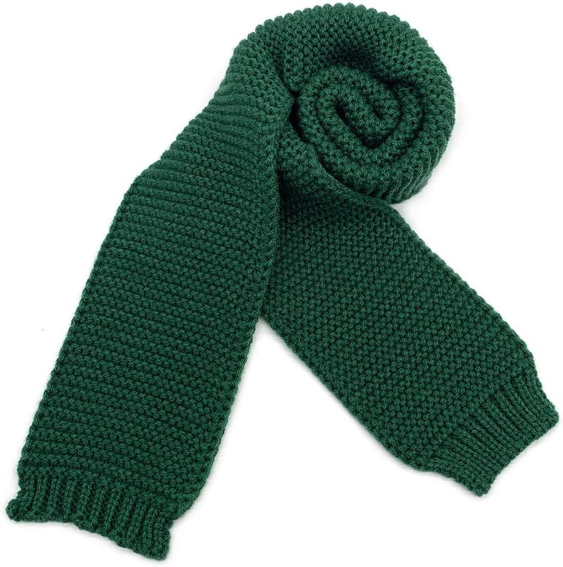 Dolores Store Kids Soft Knitted Scarf Fashion Solid Color Infant Toddler Warm Scarves Muffler Winter Wrap Shawl - Image 1