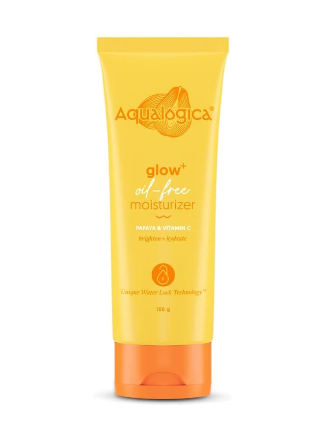 Aqualogica مرطب خفيف الوزن بفيتامين سي من أكوالوجيكا، مرطب وخالي من الزيوت، 100 جرام - Image 1
