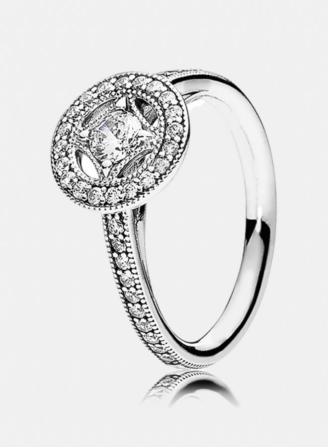 PANDORA Silver Ring with Clear Cubic Zirconia