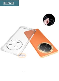 IDEWEI Honor X9C 5G Case, Designed for Honor X9c Case with Four Corner Anti-Fall Airbags, Slim Flexible TPU Rubber Soft Silicone Anti Slip Case Cover Fit for Honor X9c 5G 6.78 inch,  Clear  - Image 3