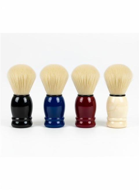 Shaving Brush, Soft Natural Bristles, Multiple Colors Ergonomically Designed and Balanced Perfect for Daily Use and Long Lasting with Proper Care.