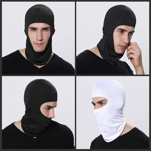 Pukavt 4 Pack Ski Mask Balaclava Shiesty, Motorcycle UV Protection for Men Women, Windproof Scarf for Snowboard Cycling - Image 2
