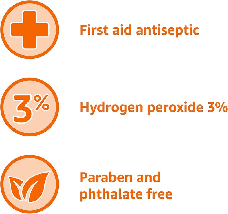 Ççs Hydrogen Peroxide Topical Solution USP First Aid Antiseptic for Cuts Scrapes and Wound Disinfection Pack of 1 32 fl oz - Image 5