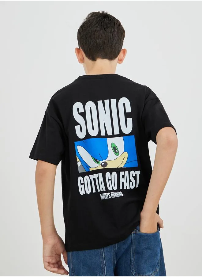 Styli Styli Graphic Print Round Neck T-Shirt