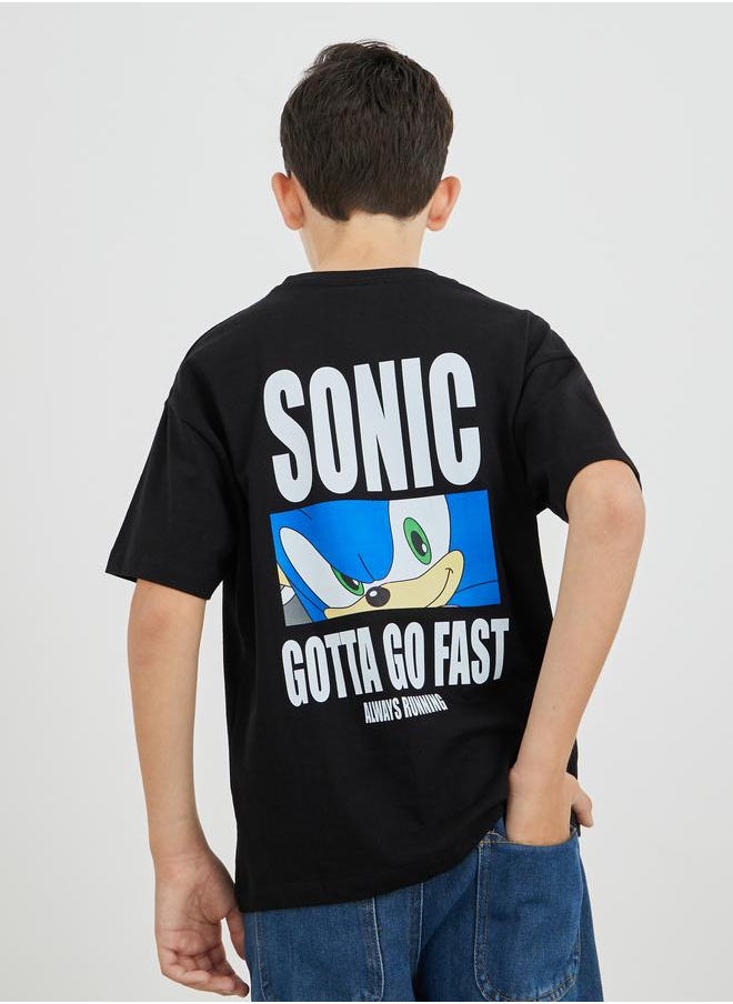 Styli Styli Graphic Print Round Neck T-Shirt  - Image 1