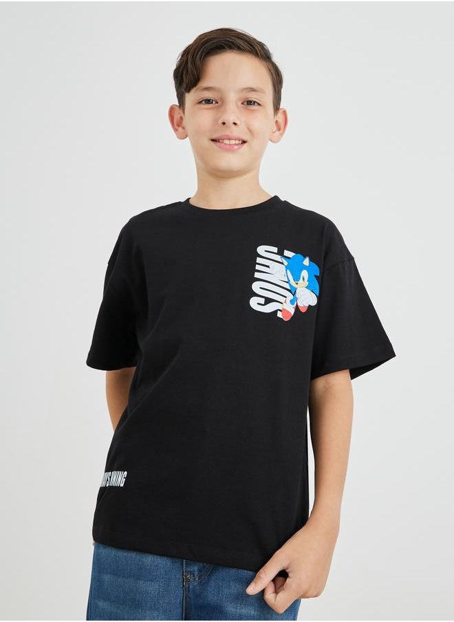 Styli Styli Graphic Print Round Neck T-Shirt  - Image 3