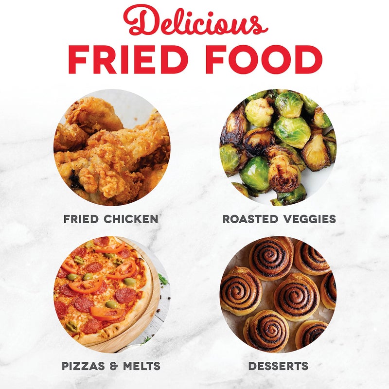 DASH Tasti-Crisp™ Electric Air Fryer Oven, 2.6 Qt., Aqua – Compact Air Fryer for Healthier Food in Minutes, Ideal for Small Spaces - Auto Shut Off, Digital, 1000-Watt - Image 5