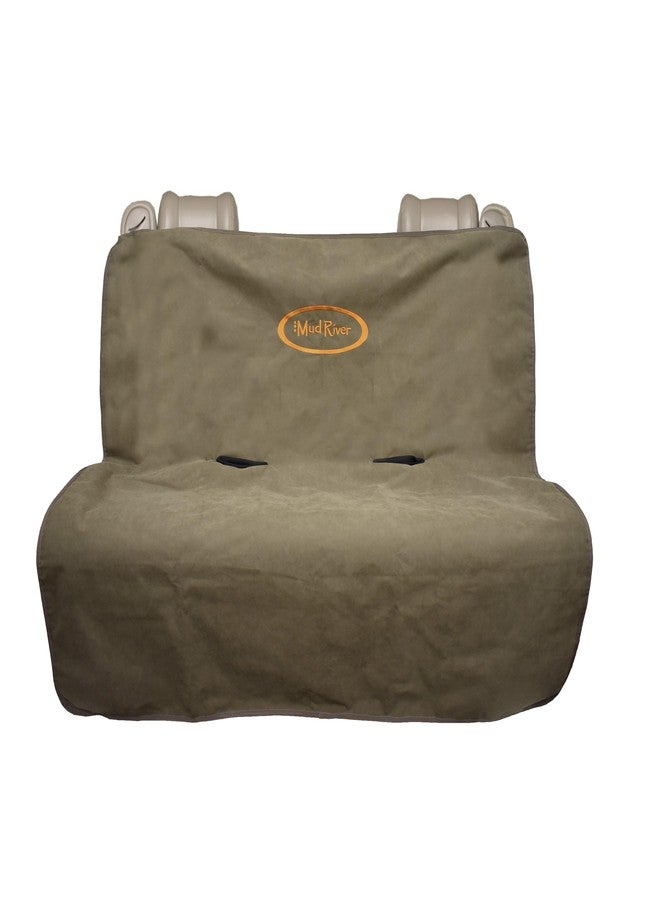 Mud River Mudriver MR7771 Brown Two Barrel Double Seat Cover, Regular/56 x 68" - Image 1
