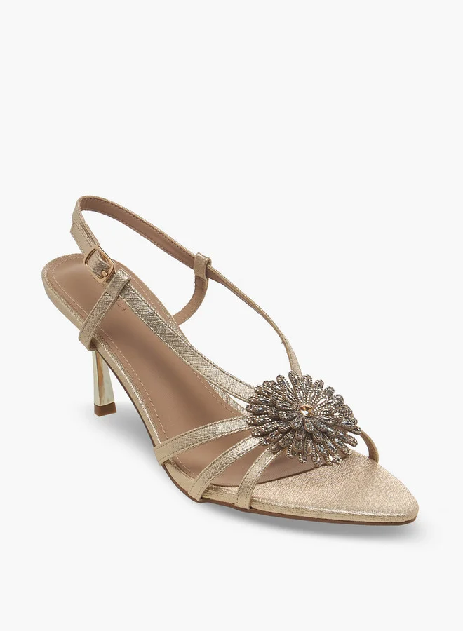 فلورا بيلا من شو إكسبرس Flora Bella Women Embellished Stiletto Heel Sandals