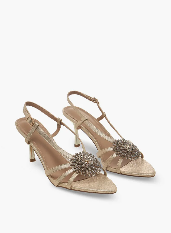 فلورا بيلا من شو إكسبرس Flora Bella Women Embellished Stiletto Heel Sandals