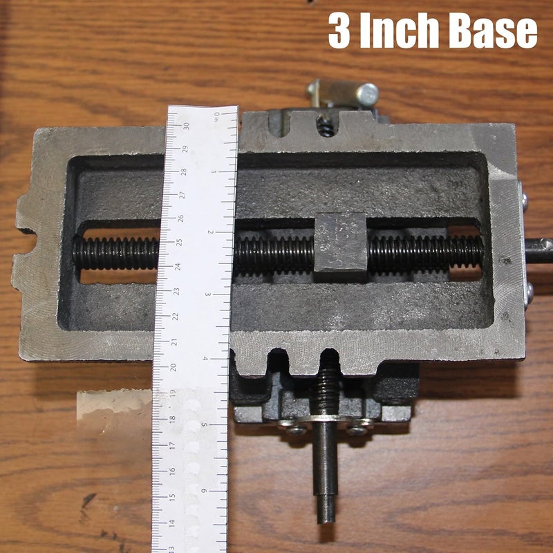 HFS (R) 3" Cross Slide Vise Drill Press Metal Milling 2 Way X-Y Heavy Duty Clamp Machine - Image 3