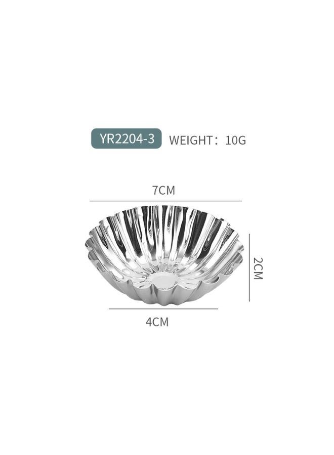 Bluejw Stainless Steel Mafin Cup Cake Mold Coconut Egg Tart Mold Shape Lace Creative Portuguese Tart Making Kitchen Gadgets - Image 1