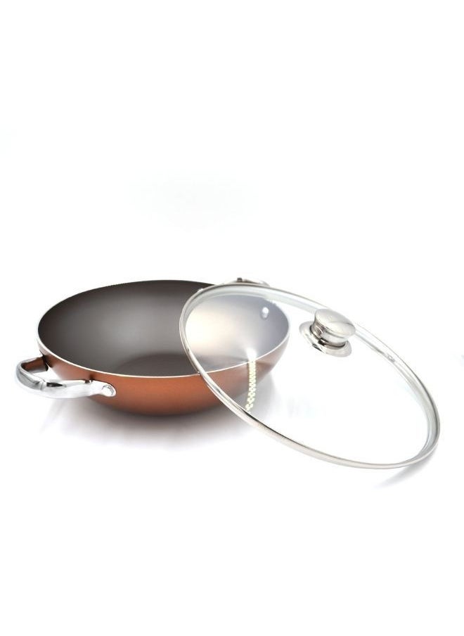 Prestige Prestige Ultra 26Cm Kadai With Glass Lid And Pan Holder  - Image 5