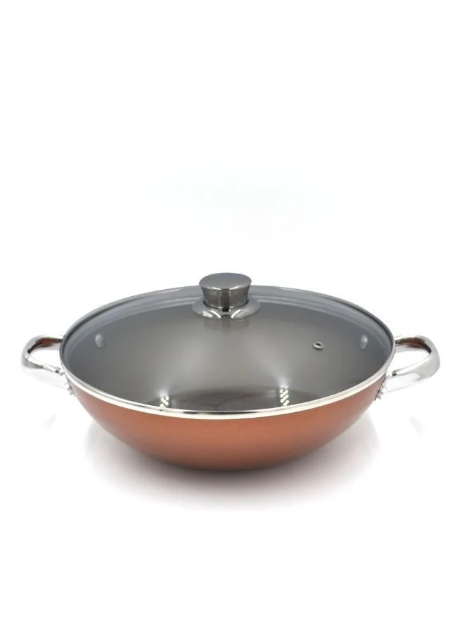 Prestige Prestige Ultra 26Cm Kadai With Glass Lid And Pan Holder