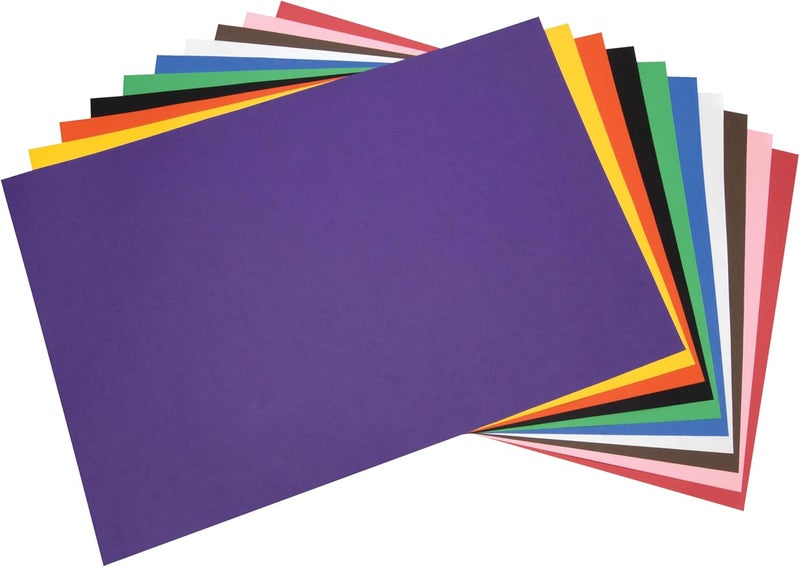 TRU-RAY ورق بناء ثقيل الوزن، ألوان متنوعة قياسية، 12" × 18"، 50 ورقة - Image 3