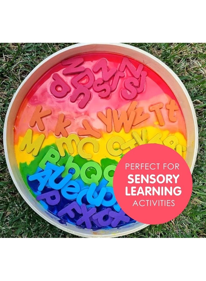 Curious Columbus حروف وأرقام مغناطيسية كولومبوس الفضولية للأطفال الصغار، مغناطيسات ثلاجة من الفوم، حروف الأبجدية وأرقام لتعلم الأطفال 123 ABC مغناطيسات للأطفال الصغار للثلاجة - Image 4