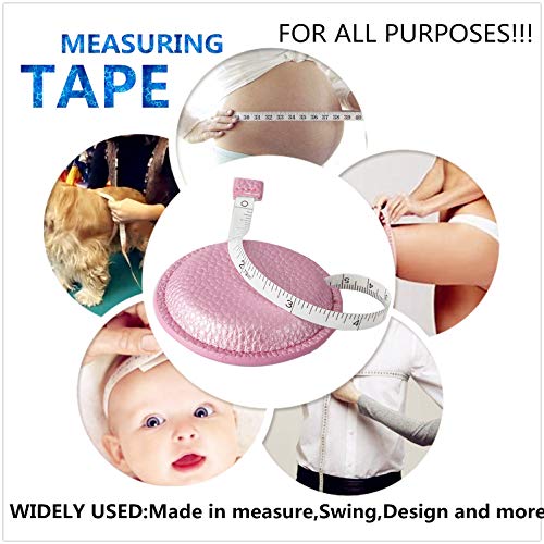 Z_جوده وثقه Tape Measure for Body Measuring, 79Inch/2Meters Retractable Measuring Tape for Body Fabric Sewing Tailor Cloth Knitting Craft Measurements Dual Sided - Image 3