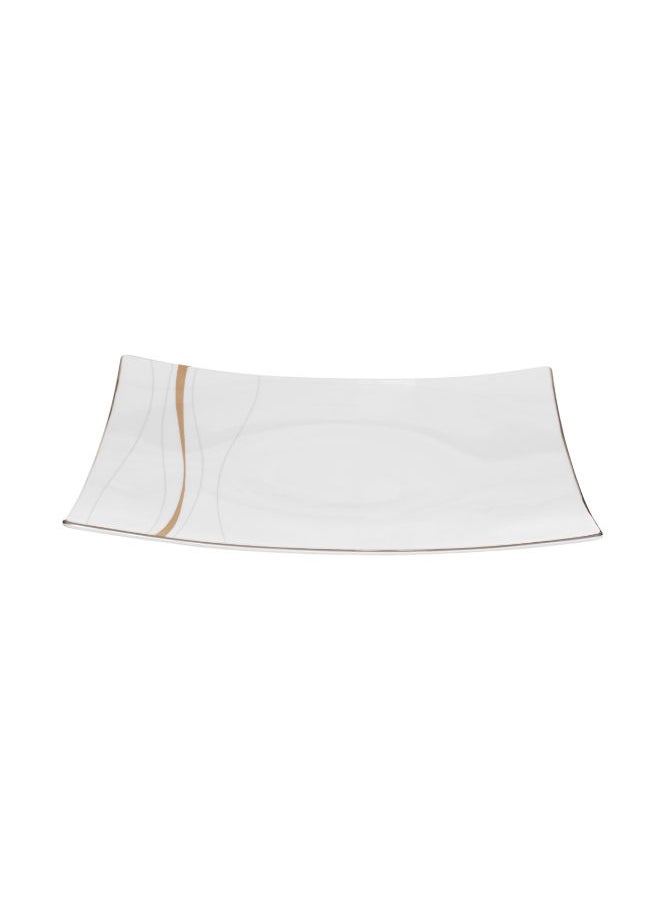 Royal Porcelain Royal Porcelain | Square Plate | Odeitplatinum | 20.5 CM  - Image 2