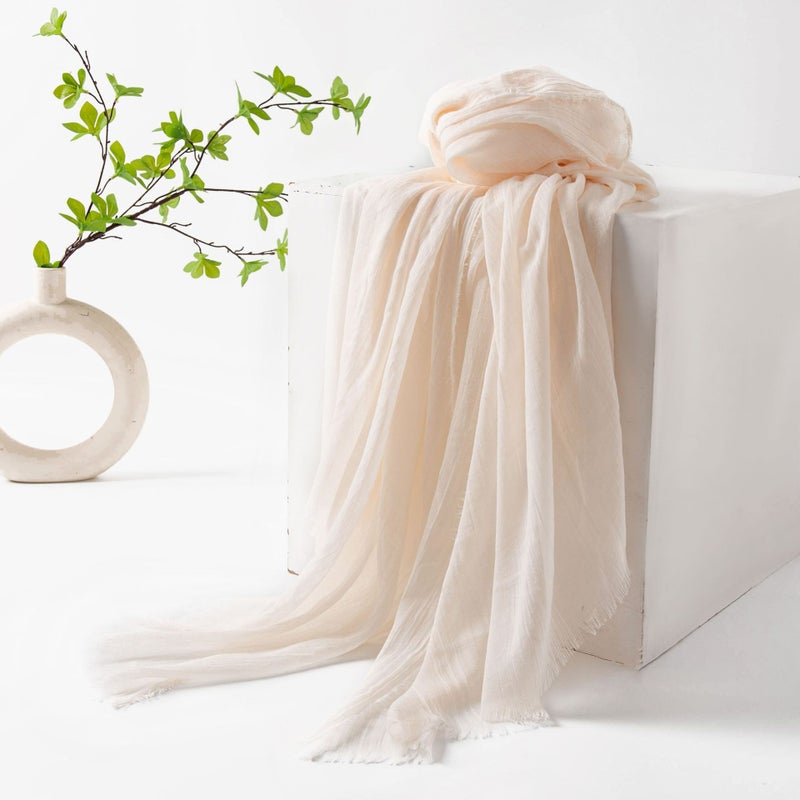 Spring Korean Solid Color Long Silk Scarf -53 gray green - Image 4