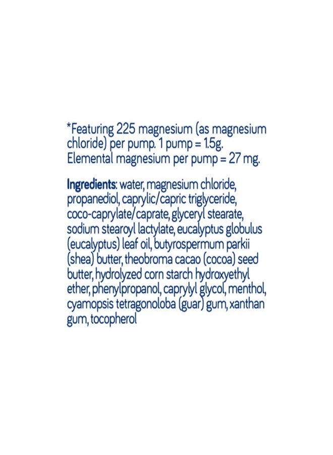 nfuse Magnesium Lotion | 100% Pure Magnesium Chloride USP Grade | Calming Magnesium with Eucalyptus Essential Oils and Menthol (8 oz) - Image 4