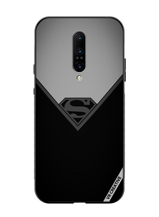 VR CREATIVE Protective Case Cover For OnePlus 7 Pro Simple Superman Design Multicolour - Image 1