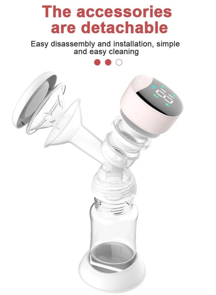 مضخات الثدي الكهربائية القابلة للارتداء مع شاشة LED، 4 أوضاع، 12 مستوى، خالية من مادة BPA - Image 2