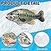 Threehoney 32 Largemouth Bass Fish Stuffed Plush Fish Pillow Animal 3D Giant Soft Bass Funny Pillow for Home Decoration Valentines Day Gift - Image 4