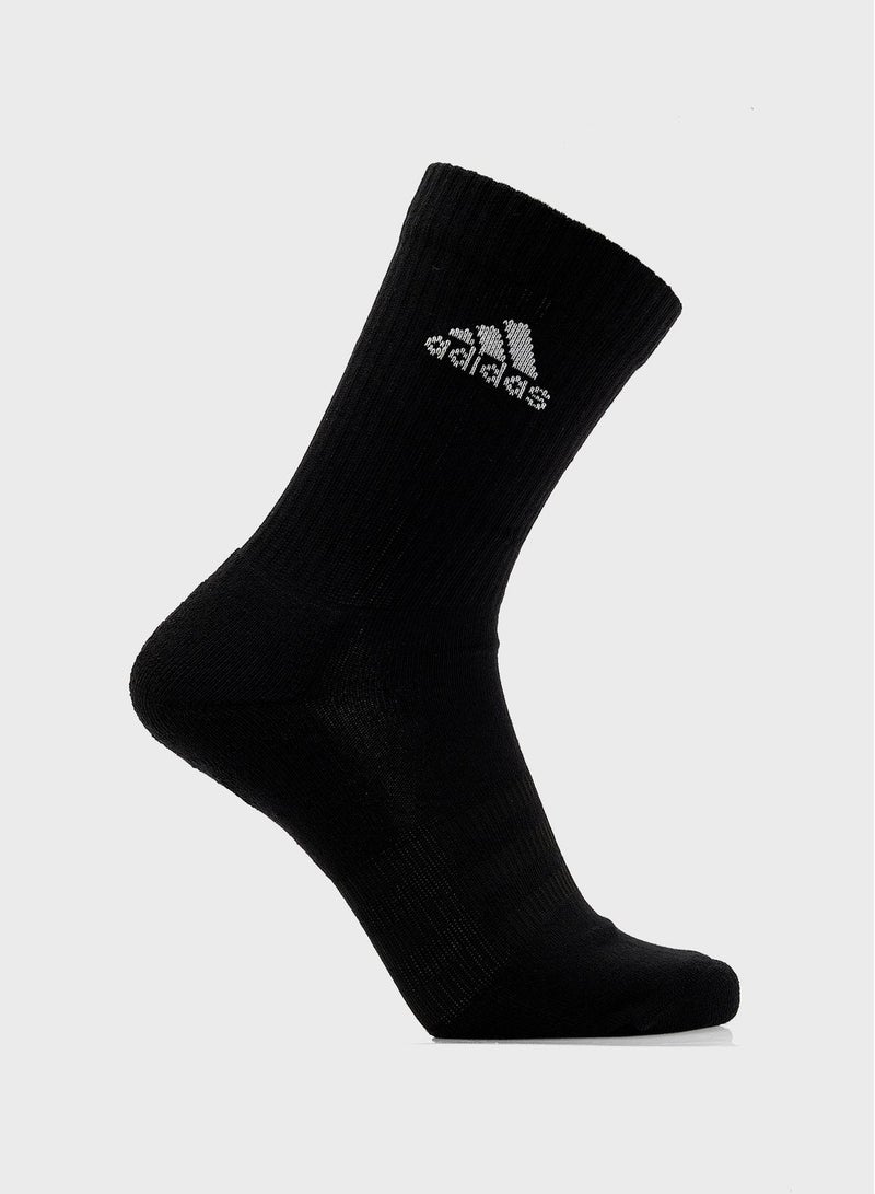 Adidas 6 Pair Crew Socks - Image 2