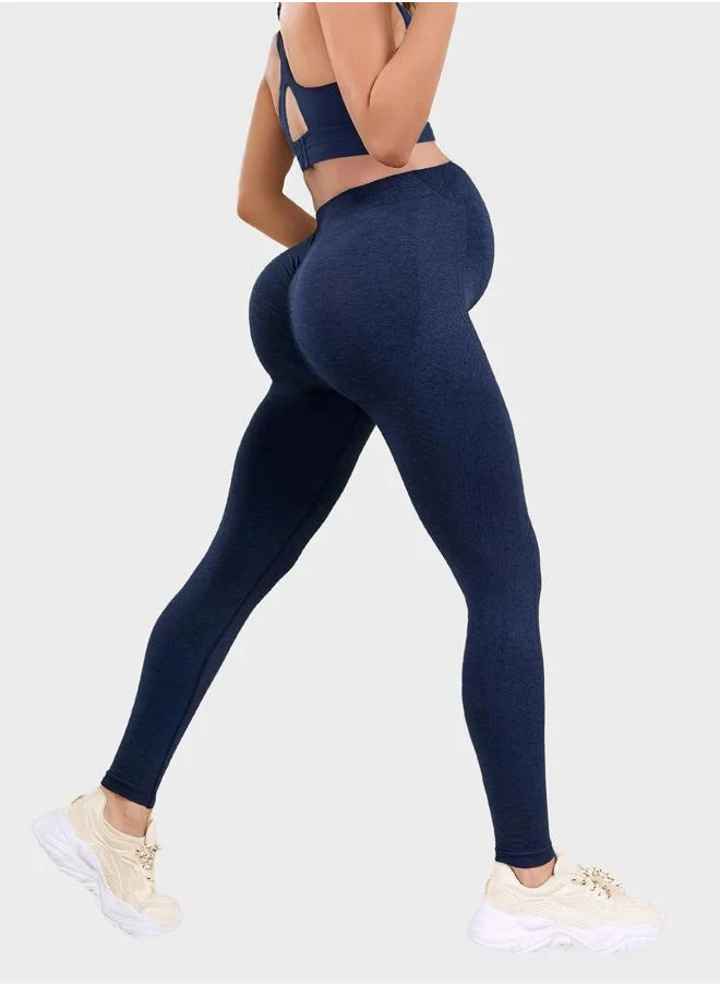 Styli Styli Seamless Melange Maternity Leggings
