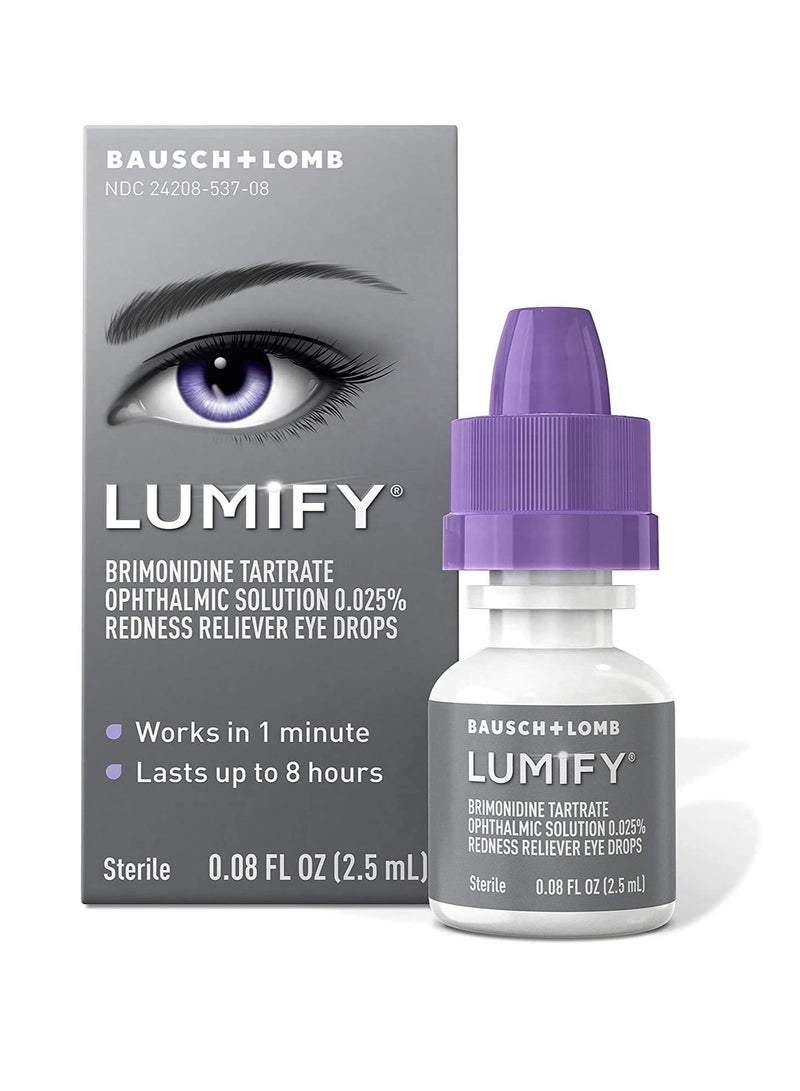 Lumify قطرات تخفيف احمرار العين 0.08 أونصة (2.5 مل)