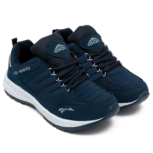 ASIAN COSKO-21 Men s Sports Shoes | Stylish Sneakers Lightweight, Breathable, Cushioned Sole, Durable Grip | Perfect for Running, Walking & Gym Blue(Blue)-UK 7 - Image 1