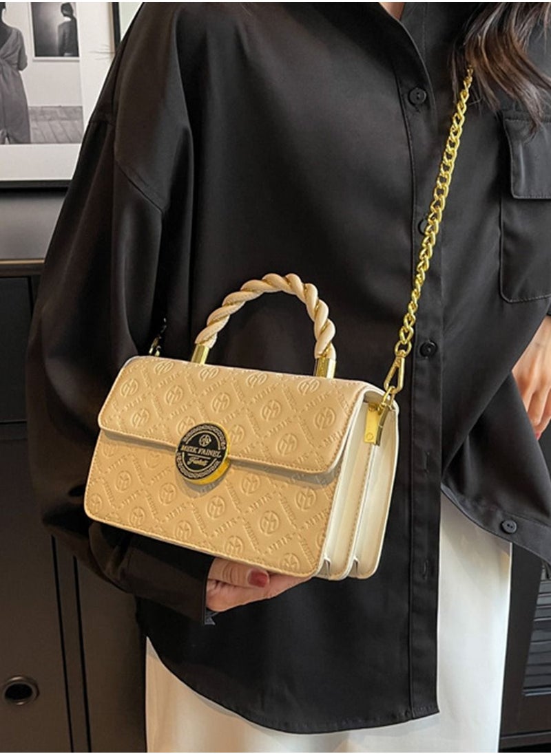 MEIK FAINEL - Fashion Women Lady Leather Messenger Crossbody Shoulder Bag Satchel Handbag Tote White - Image 1