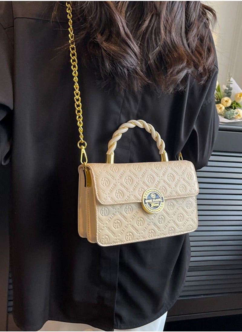 MEIK FAINEL - Fashion Women Lady Leather Messenger Crossbody Shoulder Bag Satchel Handbag Tote White - Image 1