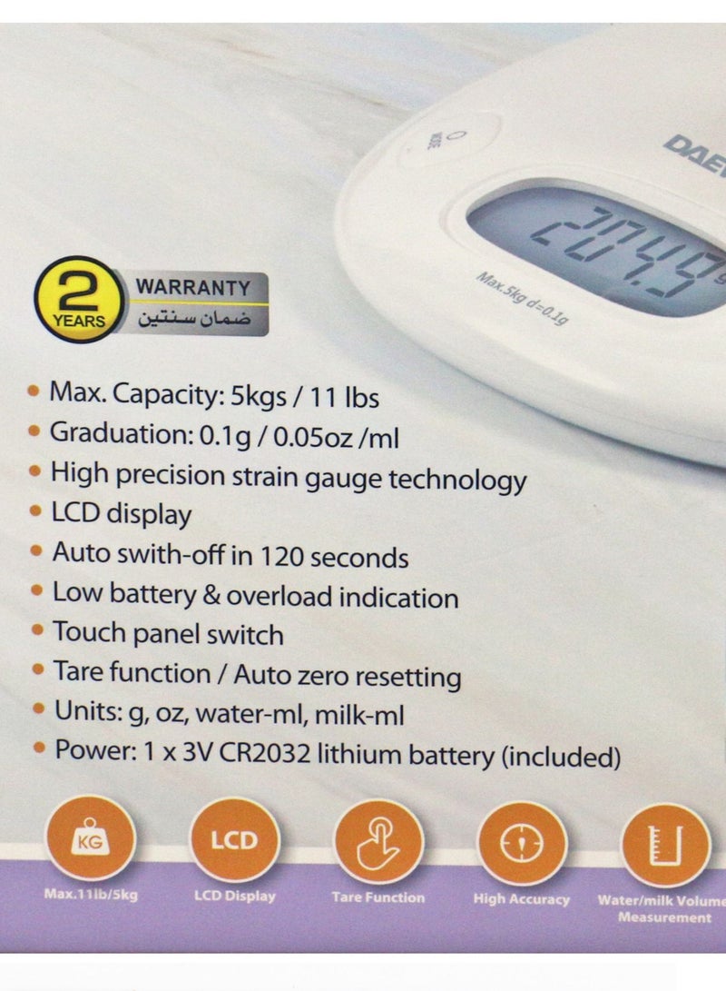 DAEWOO Daewoo Digital Kitchen Scale  - Image 4