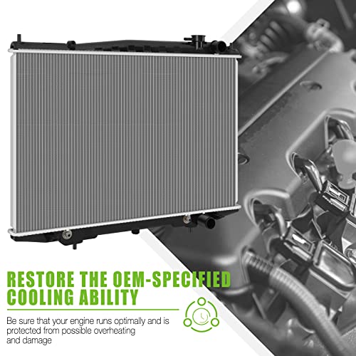 SCITOO Radiator Fit for 2215 1998-2004 Frontier 2000-2004 Xterra 2.4L 3.3L - Image 4