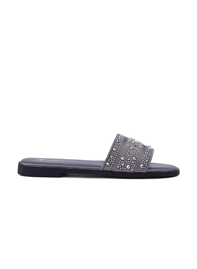 Casual flat slippers perfect for relaxed days.