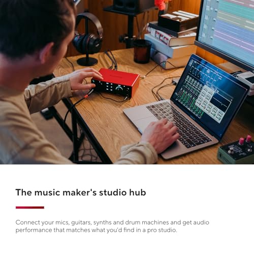 Focusrite Scarlett 4i4 4th Gen USB Audio Interface for Musicians Songwriters Guitarists Content Creators HighFidelity Studio Quality Recording and All the Software You Need to Record - Image 3