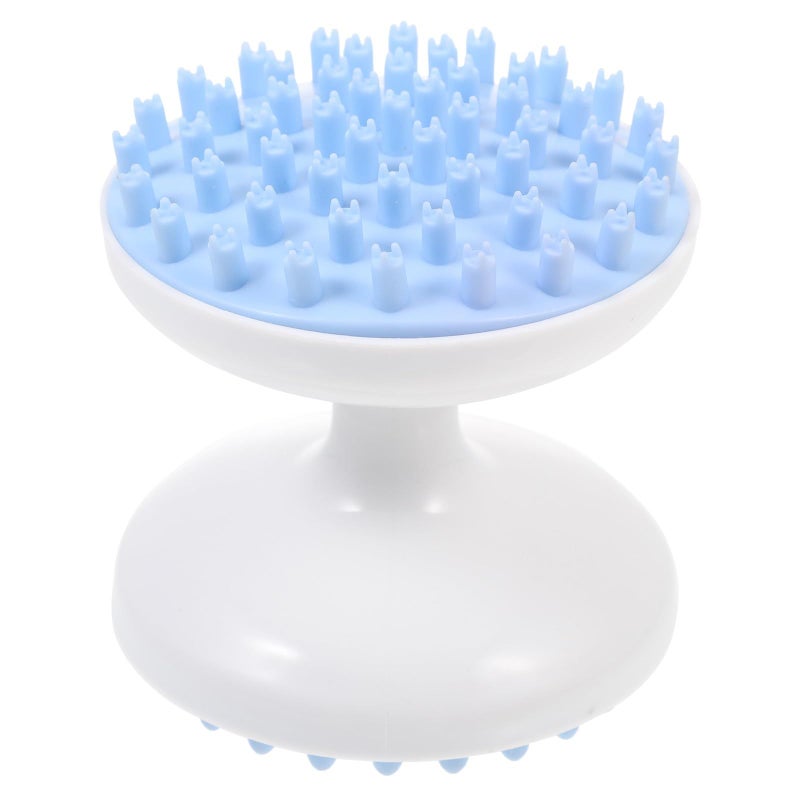 Blue Plastic Cat Grooming Comb Pet Brush For Indoor Bathing Comfort Hair Care - Image 2