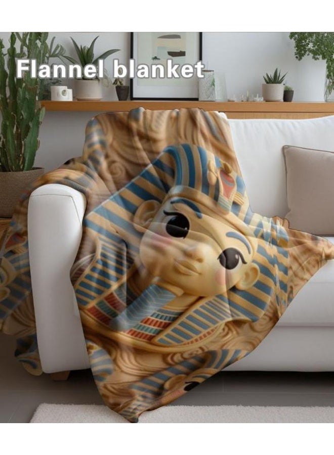 general Flannel thin blanket (warm and comfortable, suitable for sleep, gaming, dust removal and sandproof) 150cm*200cm - 67 - Image 4
